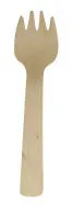 4.3" Disposable Birch Wood Small Tasting Spork (case)