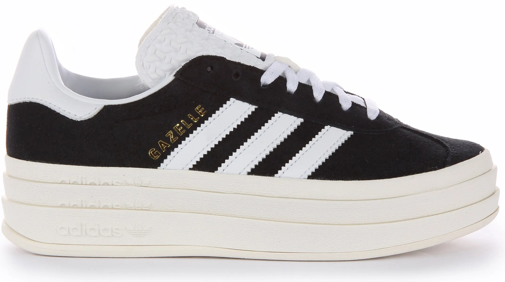 Adidas Gazelle Bold W In Black White For Women