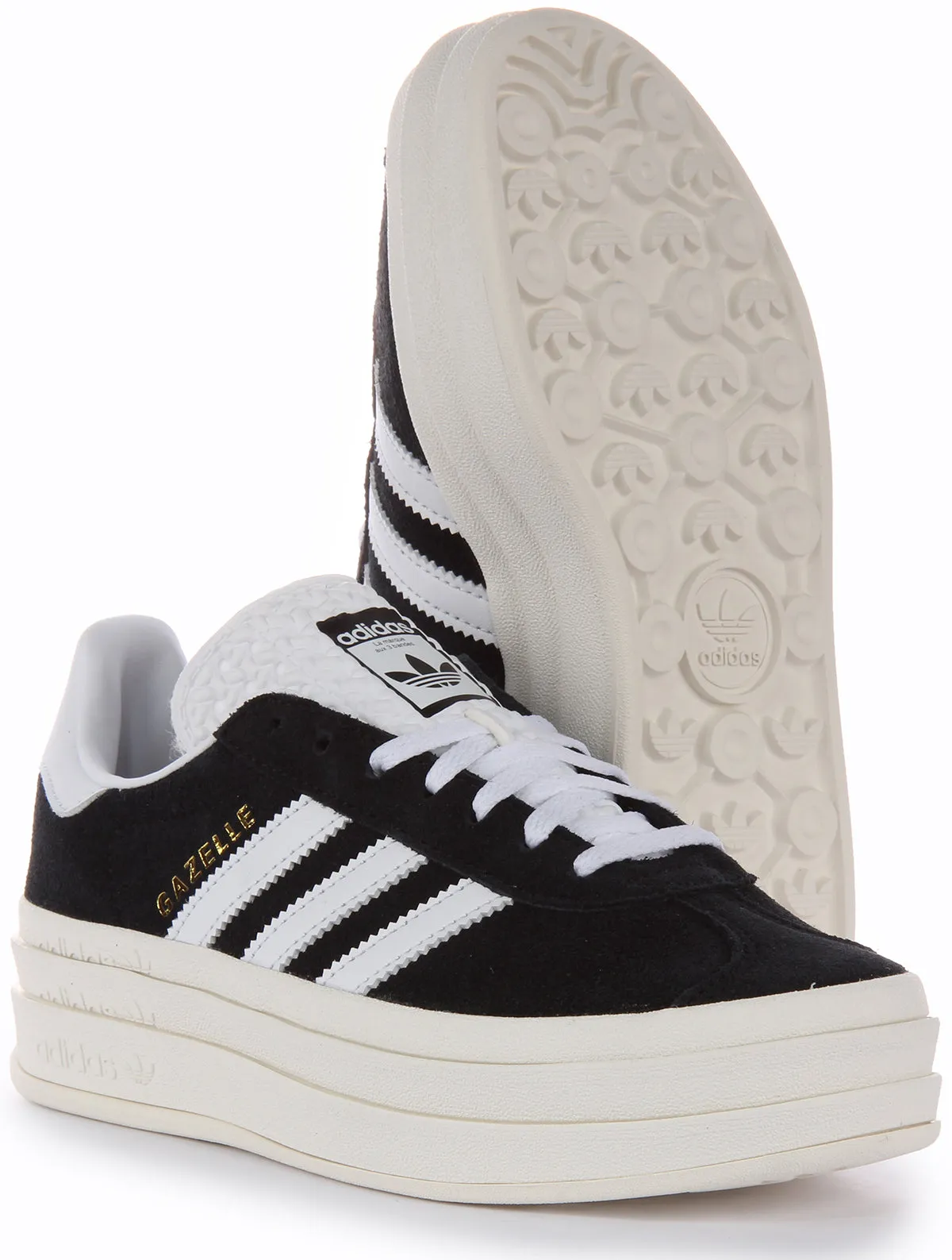 Adidas Gazelle Bold W In Black White For Women