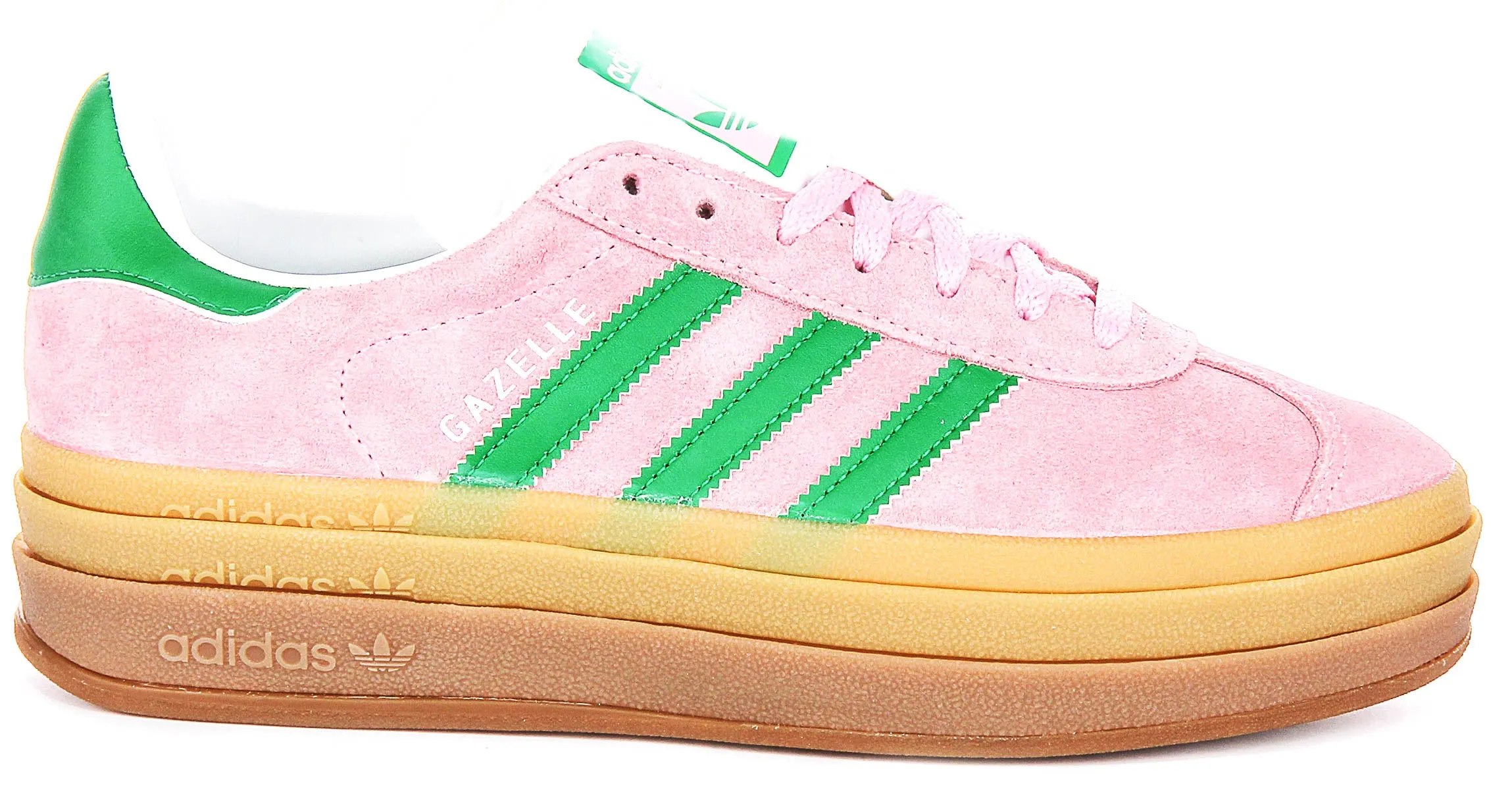 Adidas Gazelle Bold W In Pink White For Women