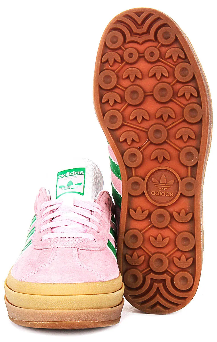 Adidas Gazelle Bold W In Pink White For Women