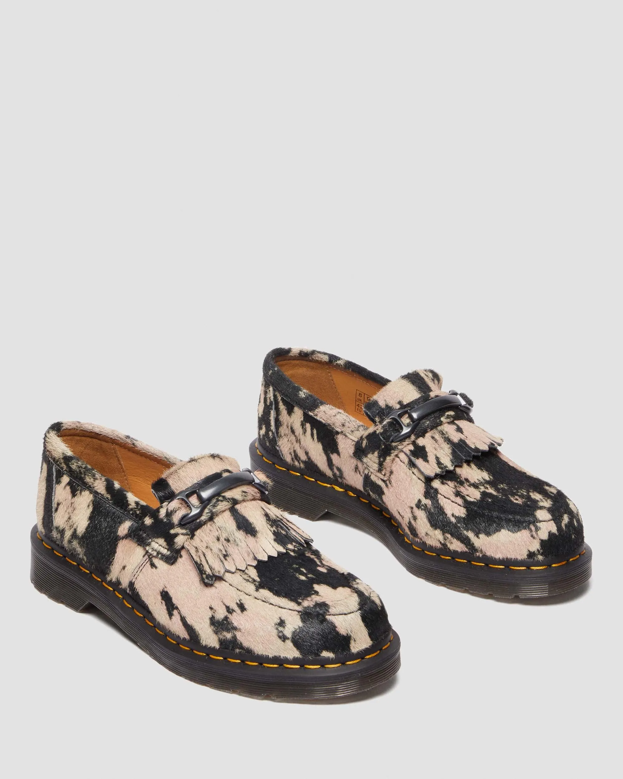 Adrian Snaffle Suede & Hair-On Loafers