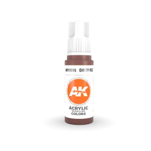 AK Interactive 3Gen Acrylics - Dirty Red 17ml