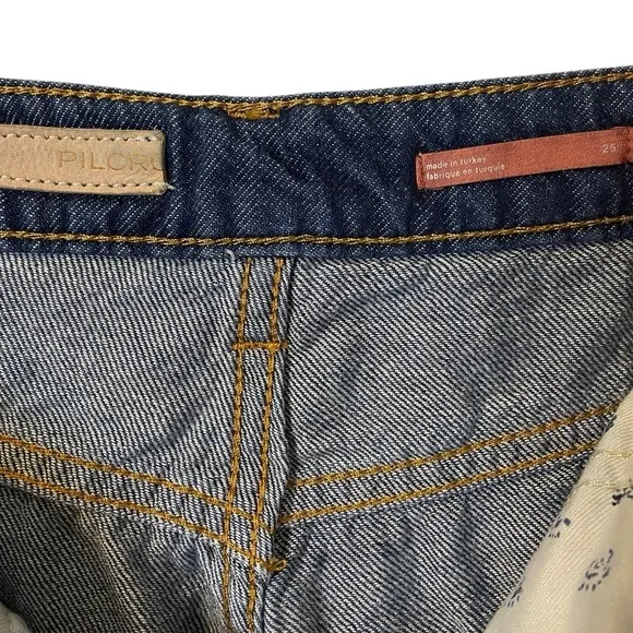 Anthropologie Pilcro Barrel Leg Breaker Relaxed Jeans Size 25