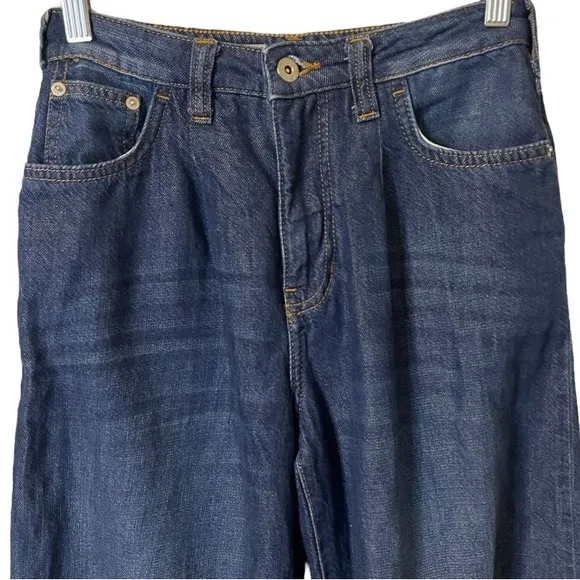 Anthropologie Pilcro Barrel Leg Breaker Relaxed Jeans Size 25