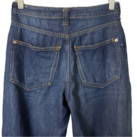 Anthropologie Pilcro Barrel Leg Breaker Relaxed Jeans Size 25