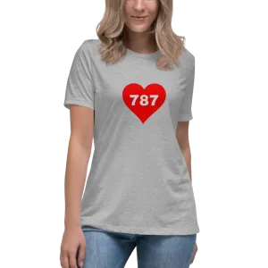 AREA CODE 787 Women's Relaxed T-Shirt
