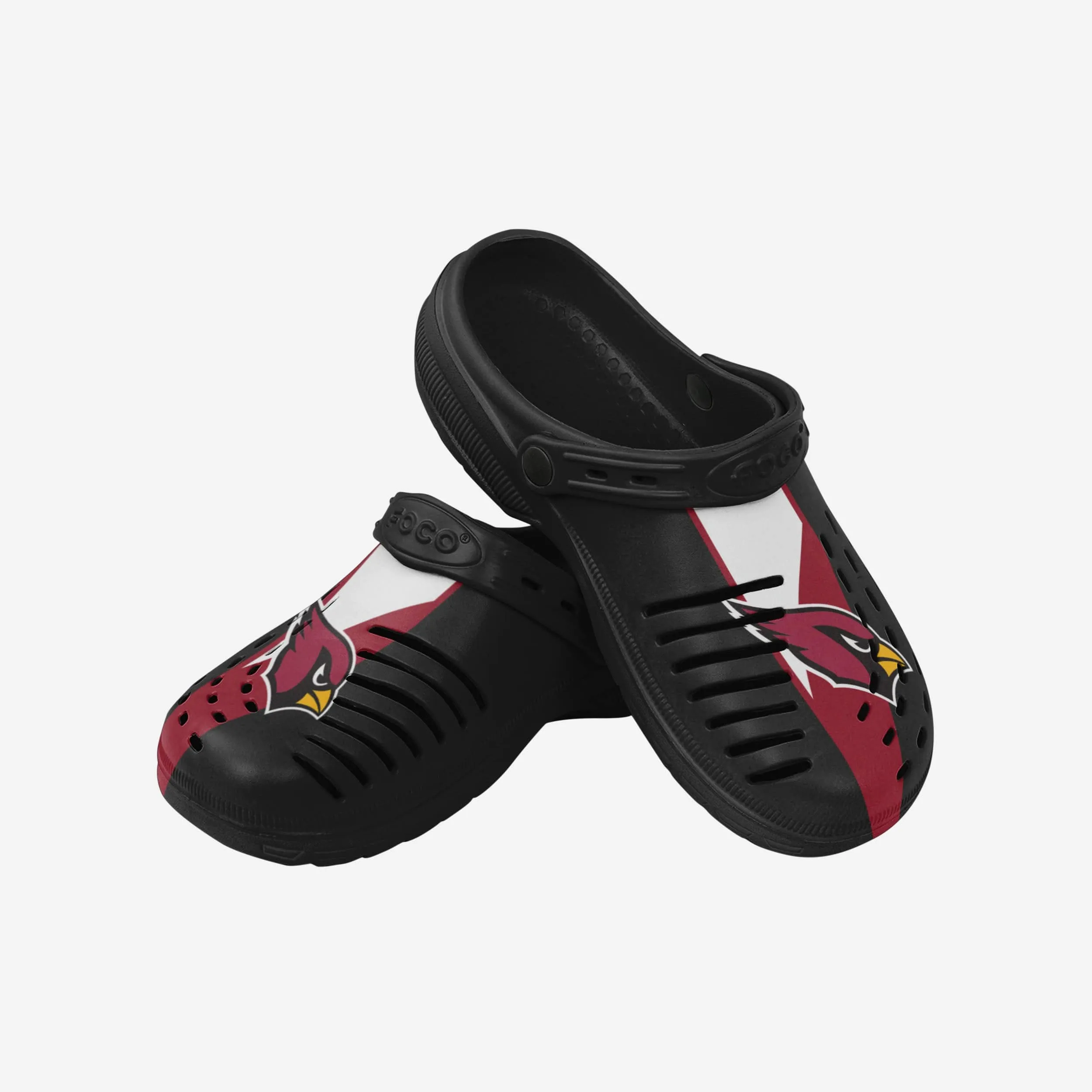 Arizona Cardinals Team Stripe Clog With Strap