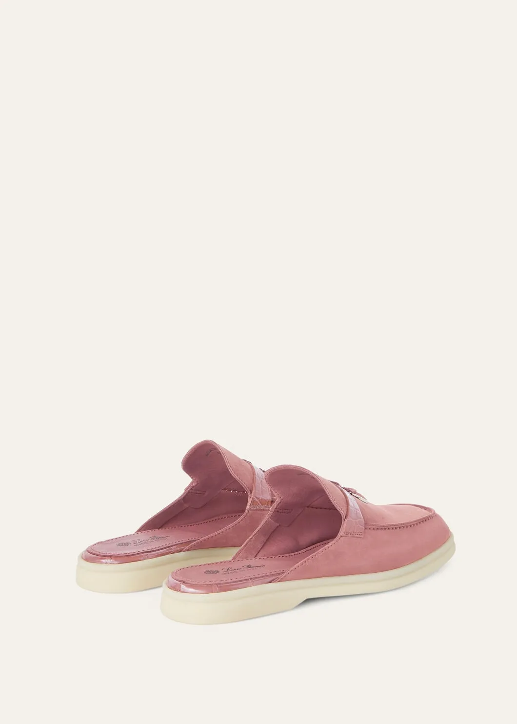 Babouche Charms Walk in Pink Suede