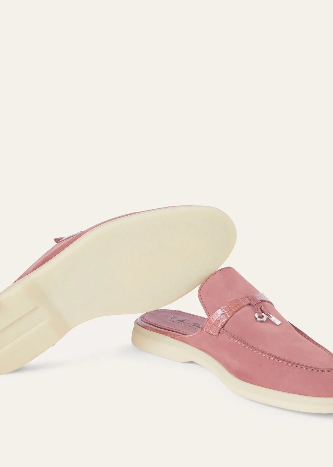 Babouche Charms Walk in Pink Suede