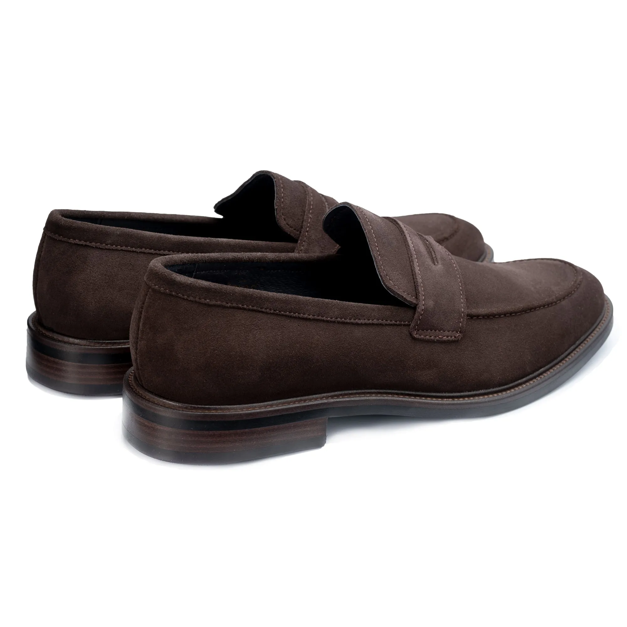 Banff Brown Suede Penny Loafer