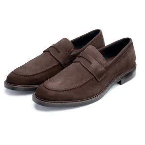 Banff Brown Suede Penny Loafer