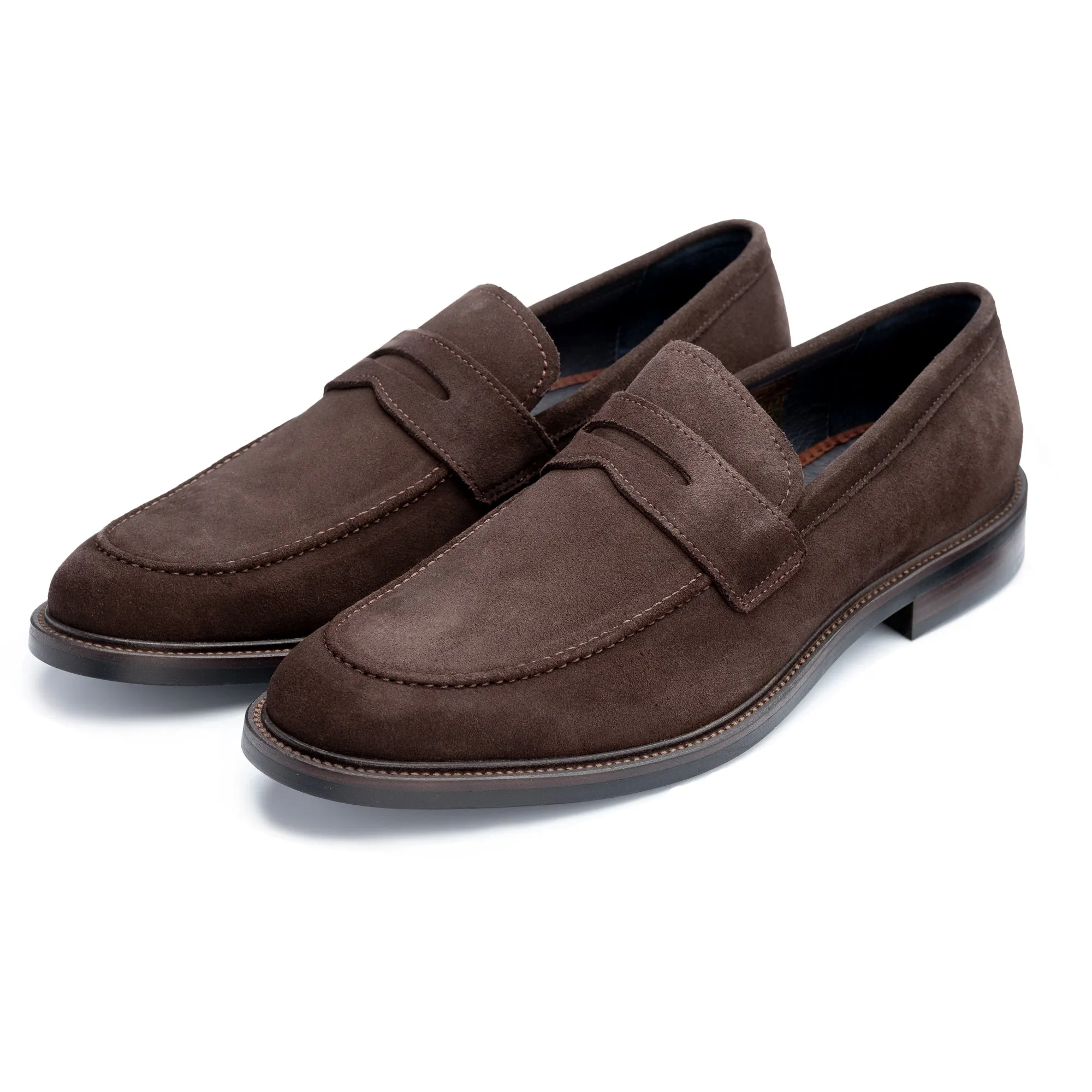 Banff Brown Suede Penny Loafer