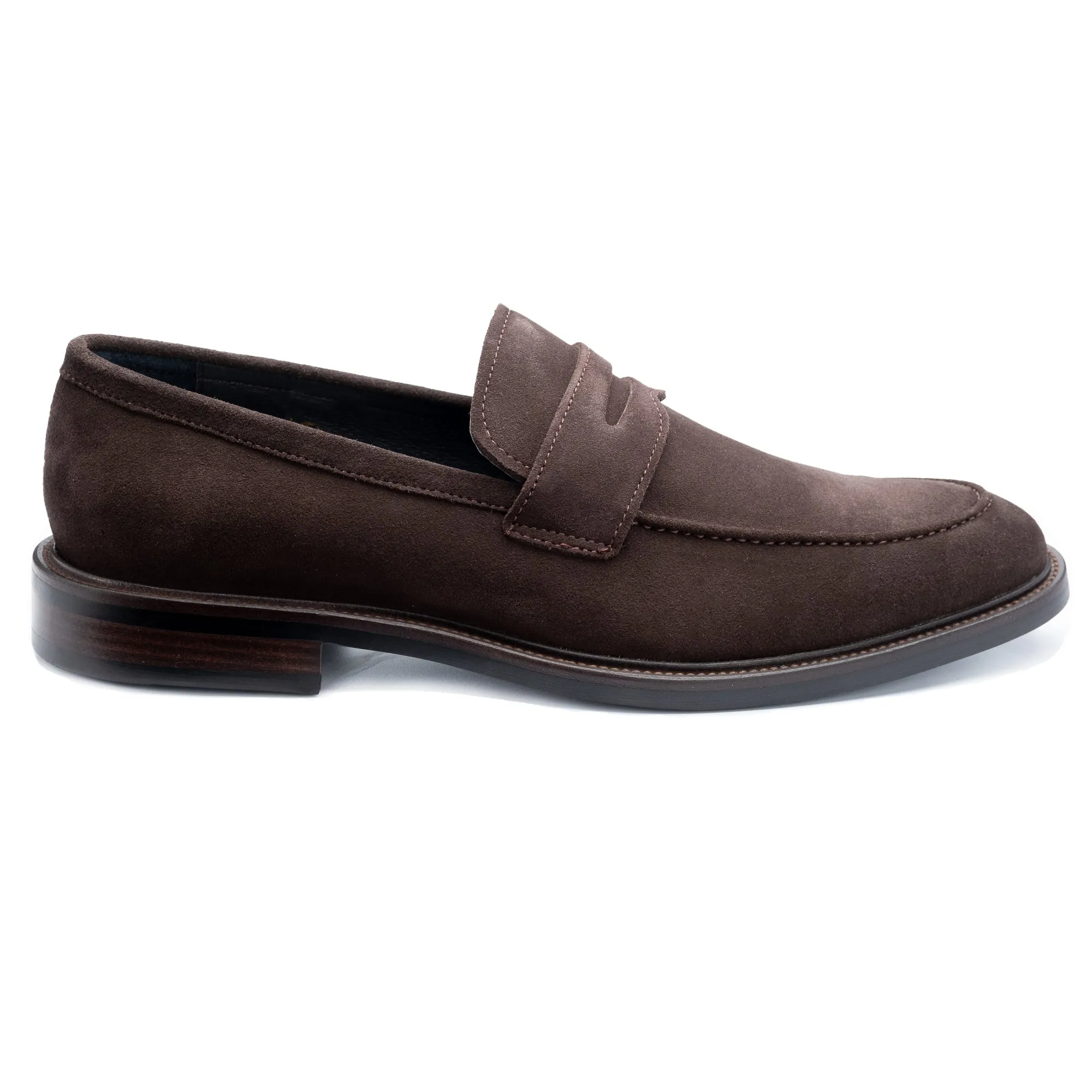 Banff Brown Suede Penny Loafer