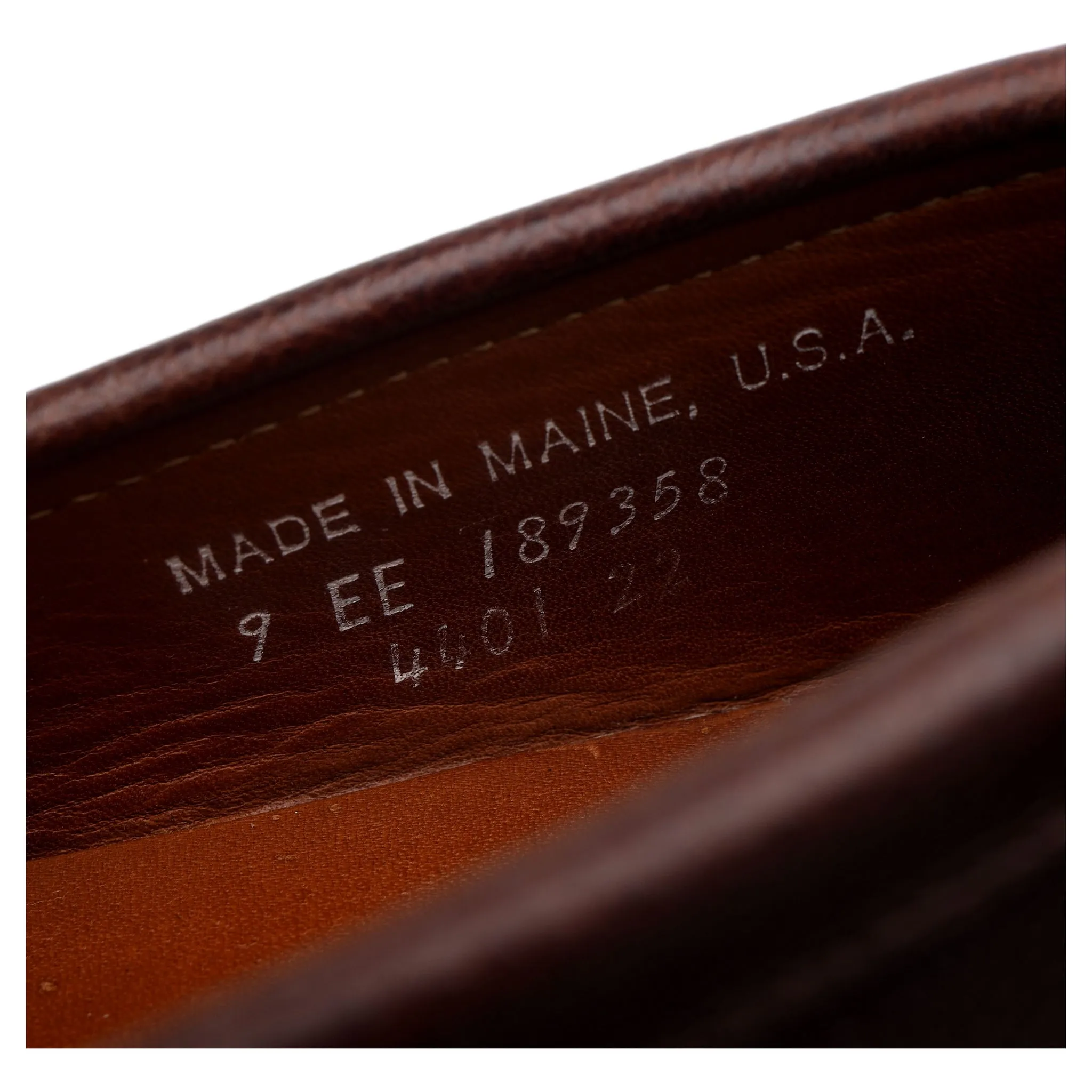 'Beefroll' Brown Leather Loafers UK 8.5 US 9 EE