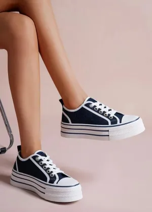 Blue Platform Chunky Trainer