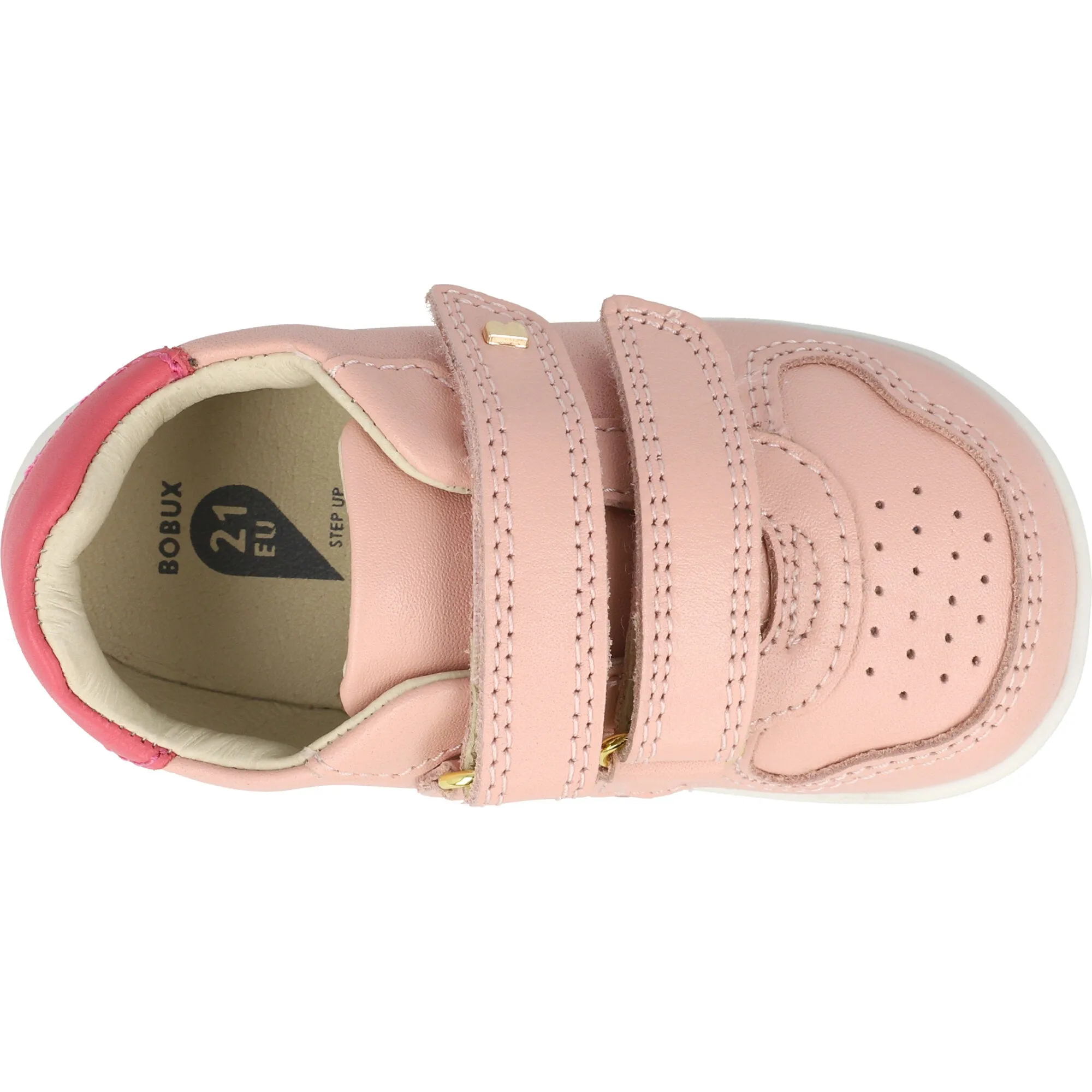 Bobux Riley Seashell Kids Leather Trainers