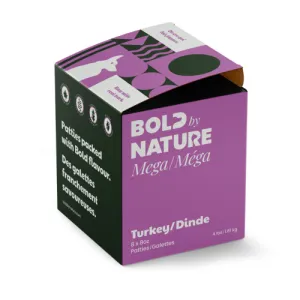 Bold by Nature Mega Dog Turkey Patties - 4lb