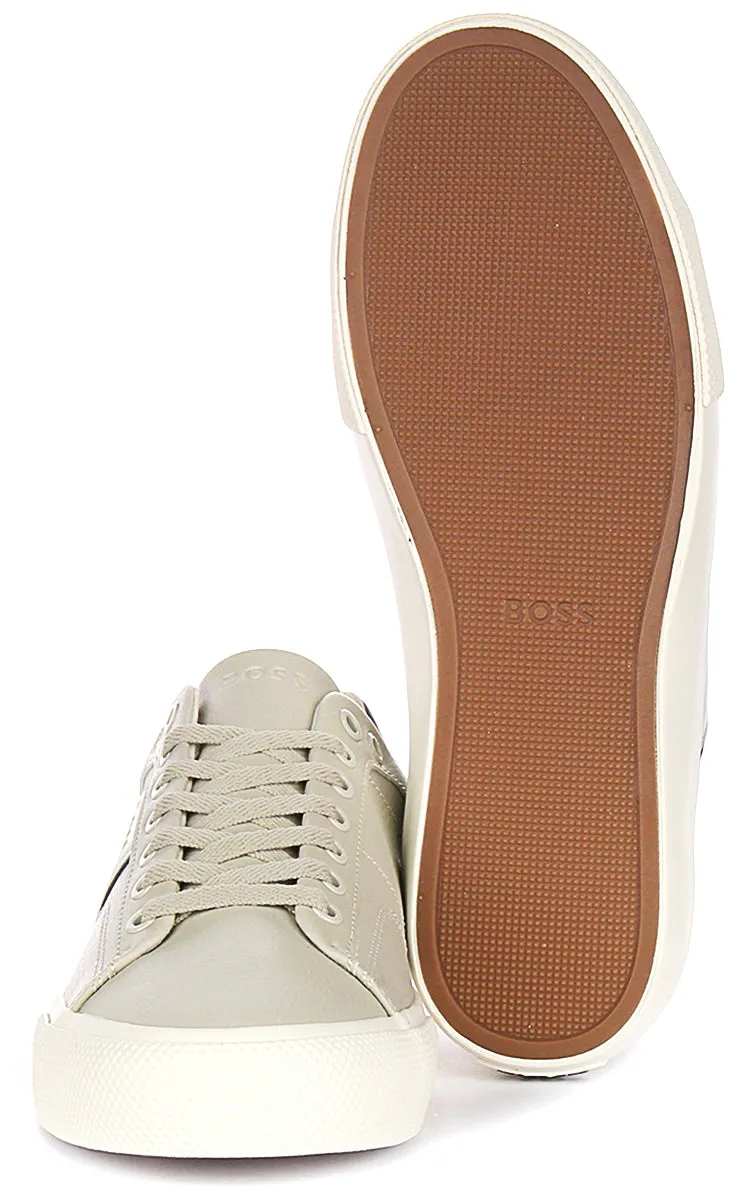 Boss Aiden Tennis Grit In Beige For Men