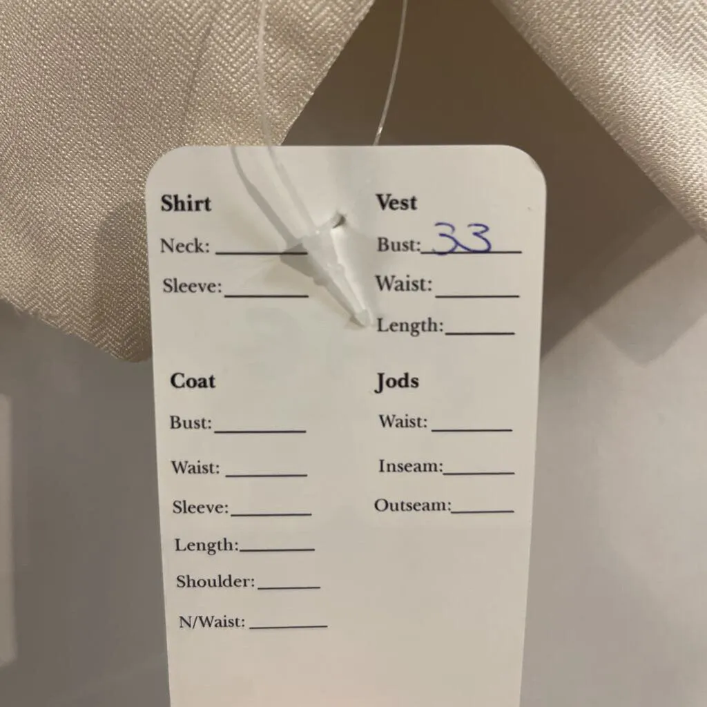 Carl Meyers Cream Formal Vest