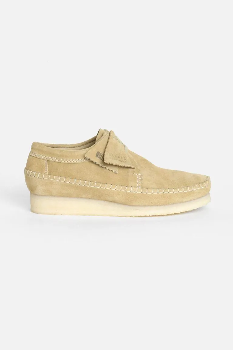 Clarks Mens Weaver Shoes Maple Suede 26172183