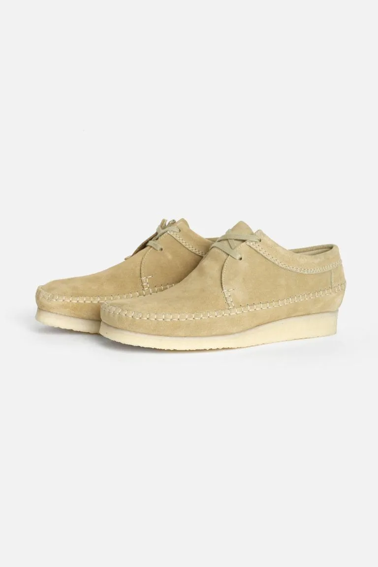 Clarks Mens Weaver Shoes Maple Suede 26172183