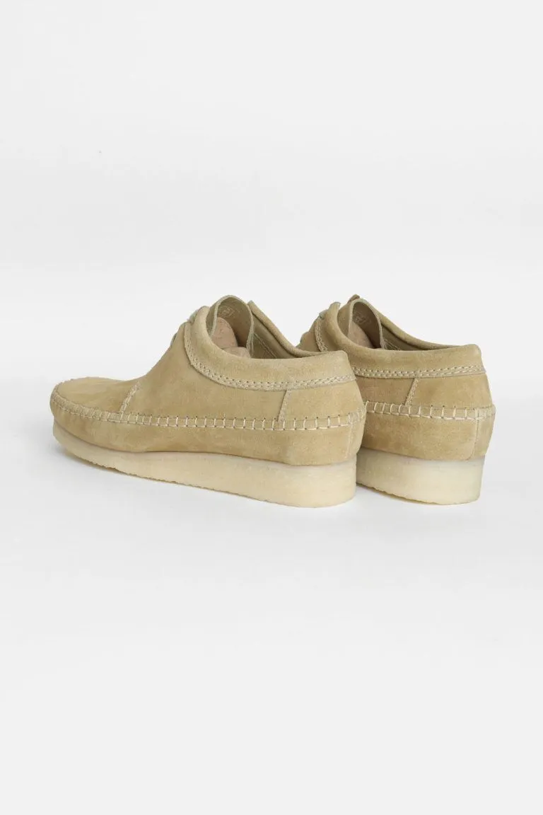 Clarks Mens Weaver Shoes Maple Suede 26172183