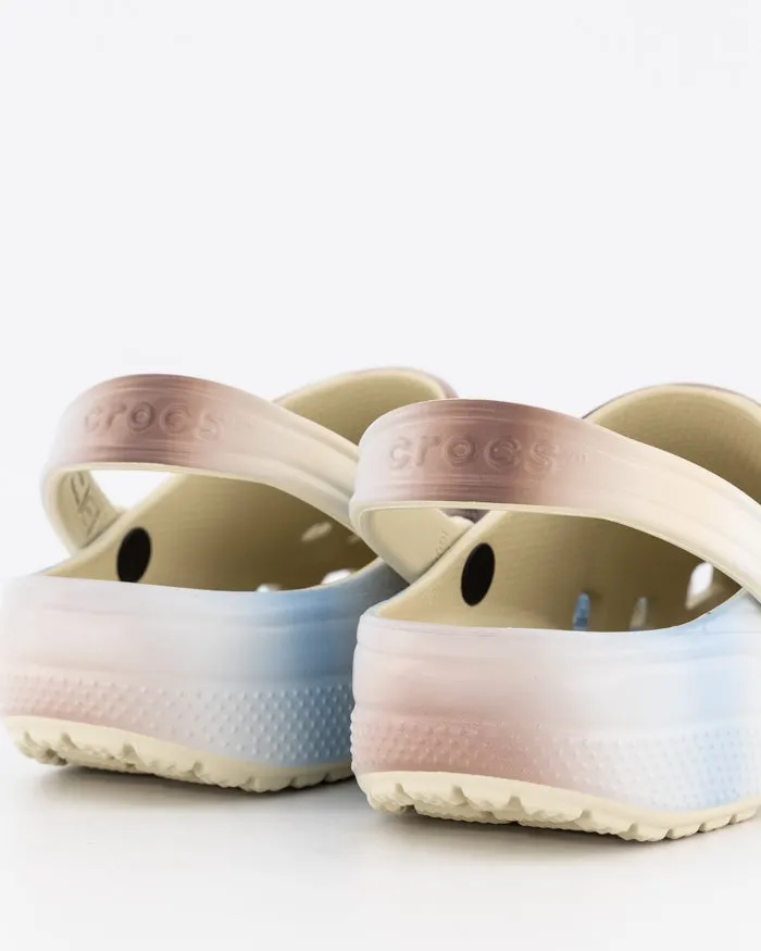 Classic Colour Dip Clog - Bone / Multi
