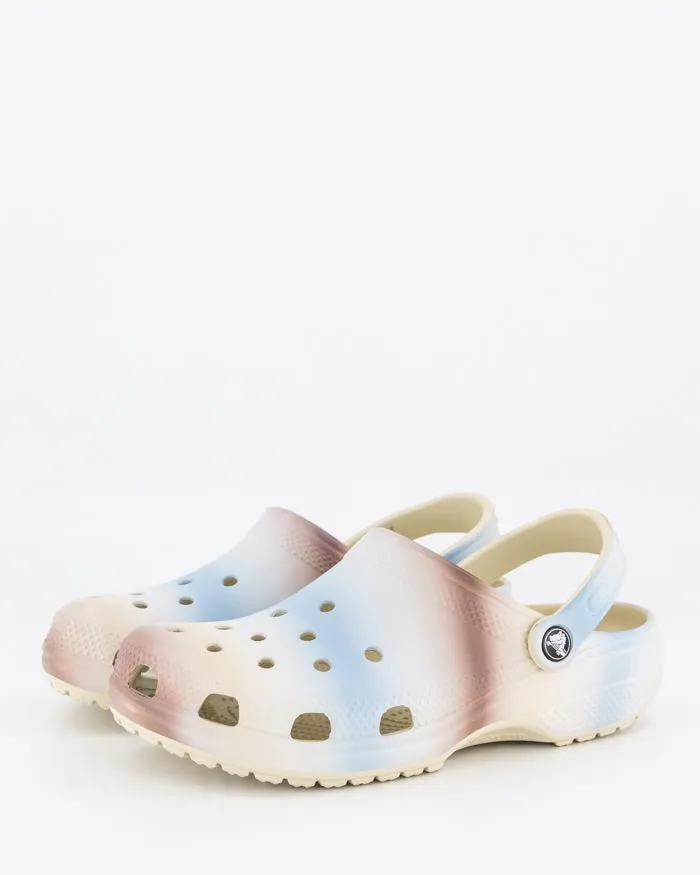 Classic Colour Dip Clog - Bone / Multi