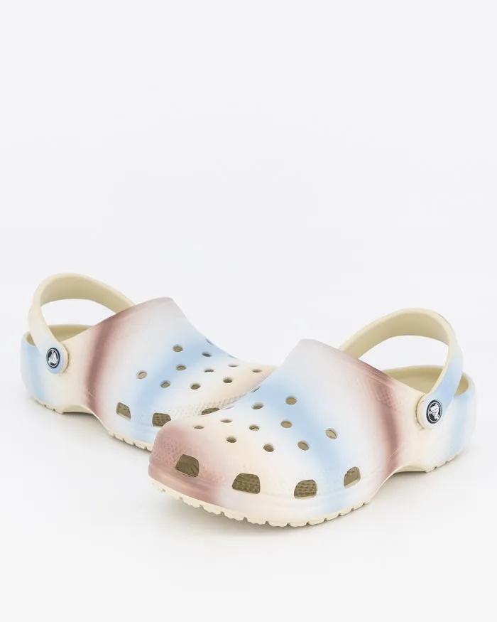 Classic Colour Dip Clog - Bone / Multi