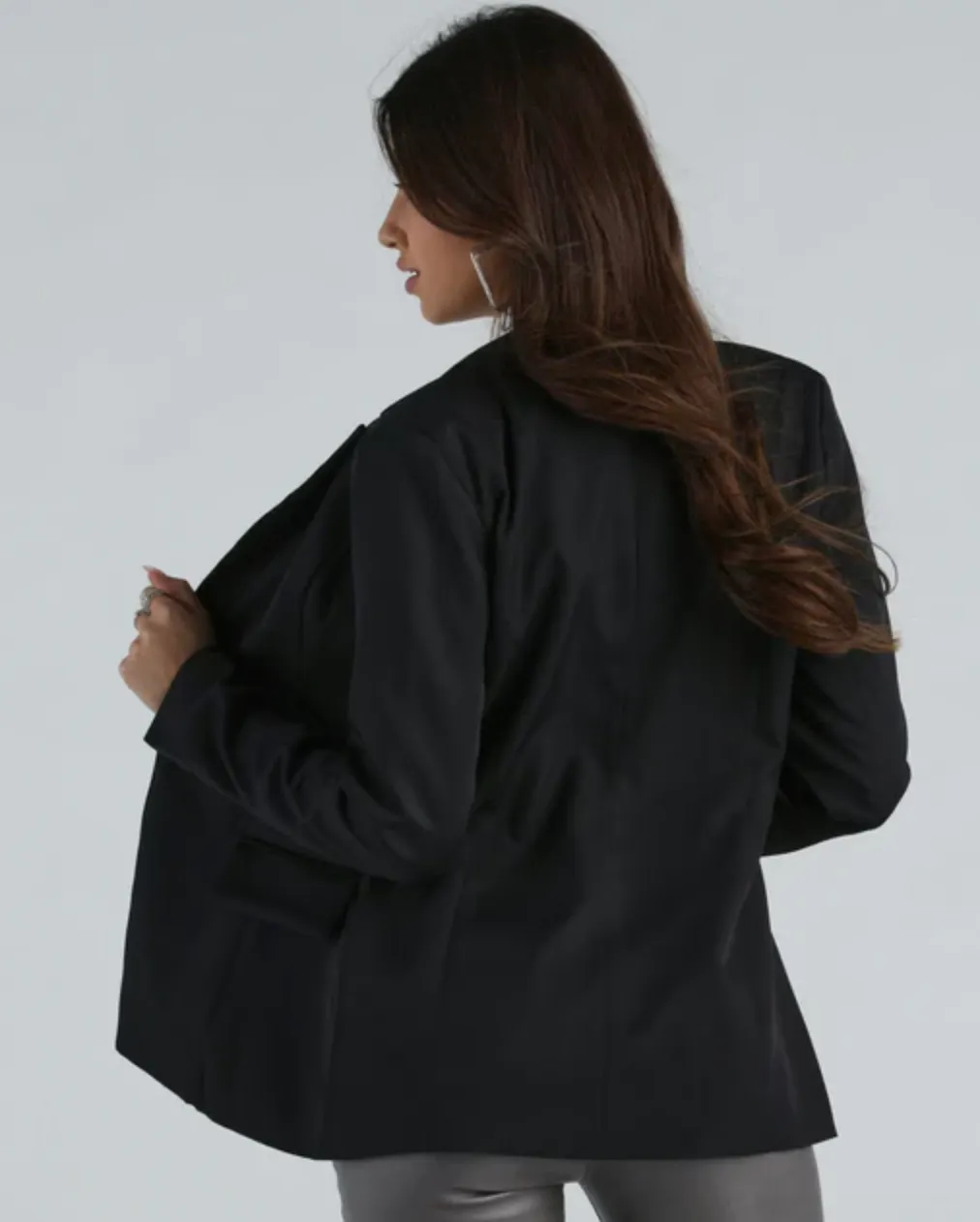 Classy Night Long Sleeve Woven Blazer