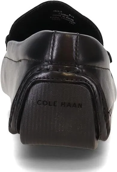 Cole Haan Mens Grand Laser Penny Driver Loafer Black/Black C36651