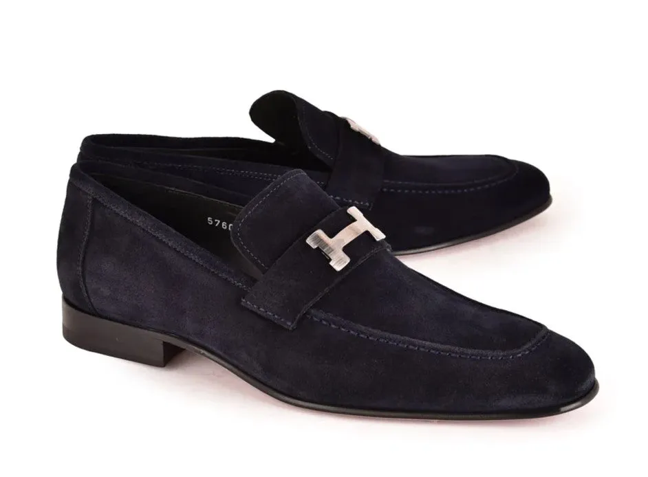 Corrente Suede Loafer Navy