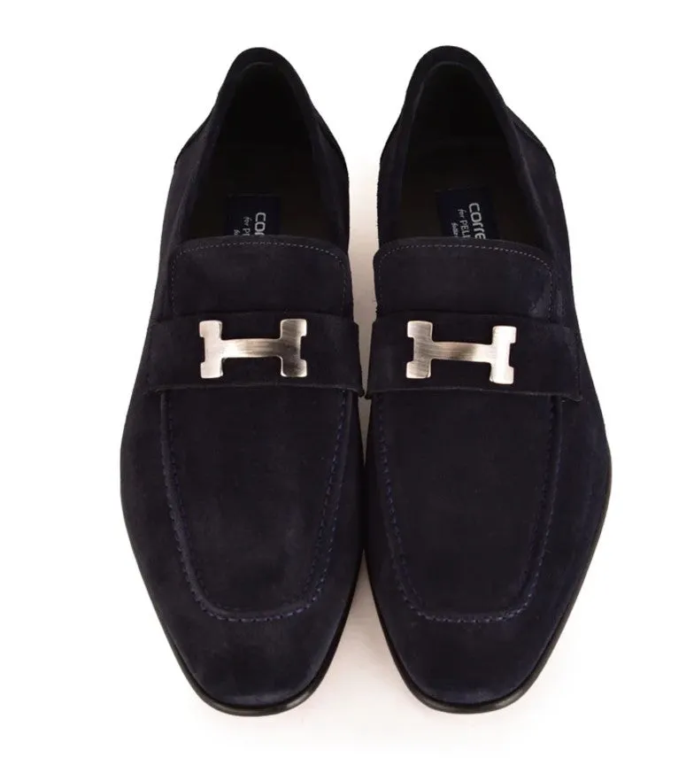 Corrente Suede Loafer Navy