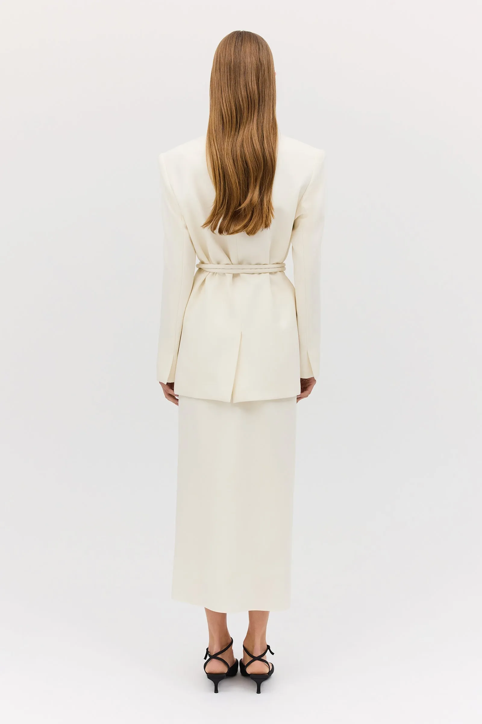 CREAM WOOL CANDOUR JACKET