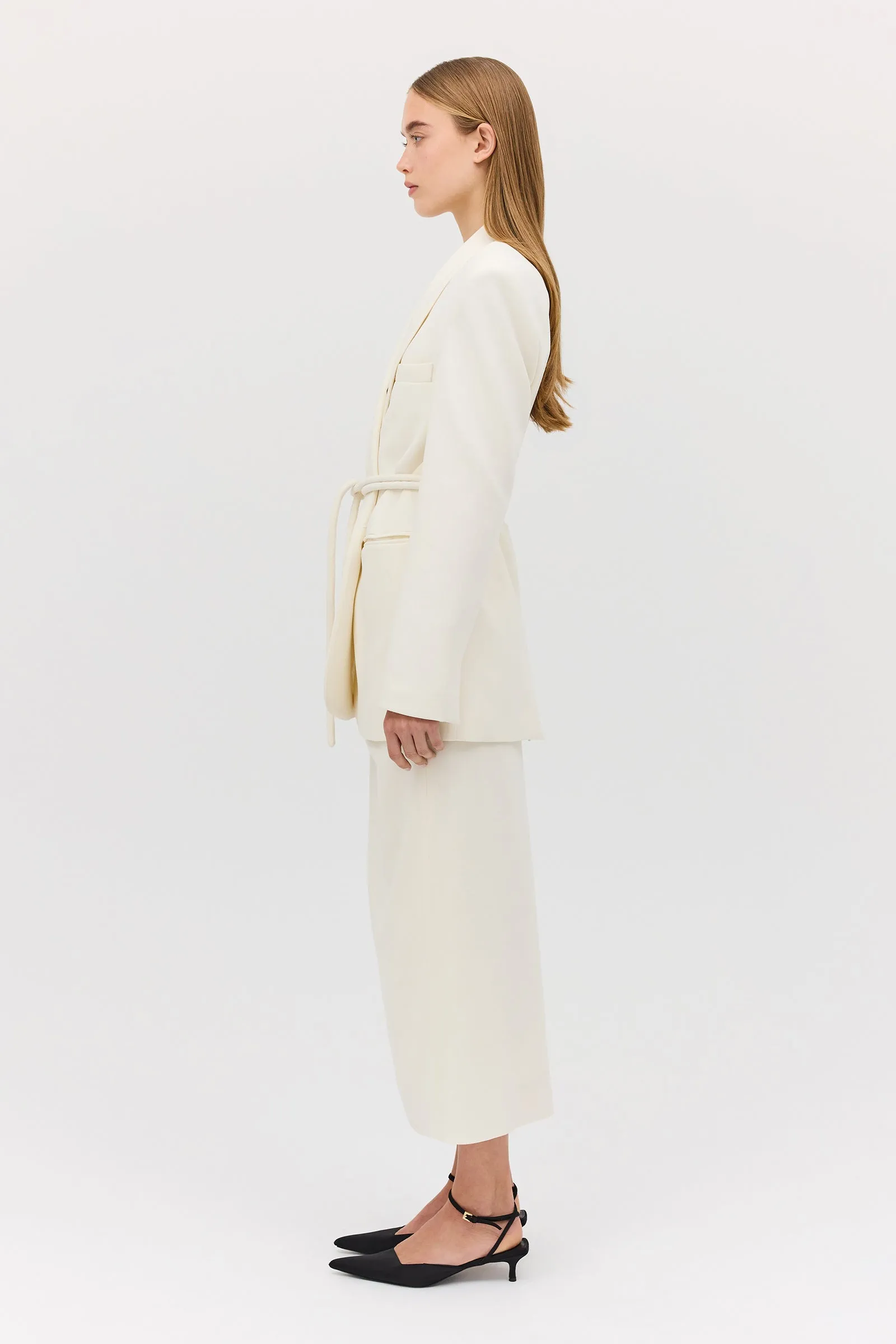 CREAM WOOL CANDOUR JACKET