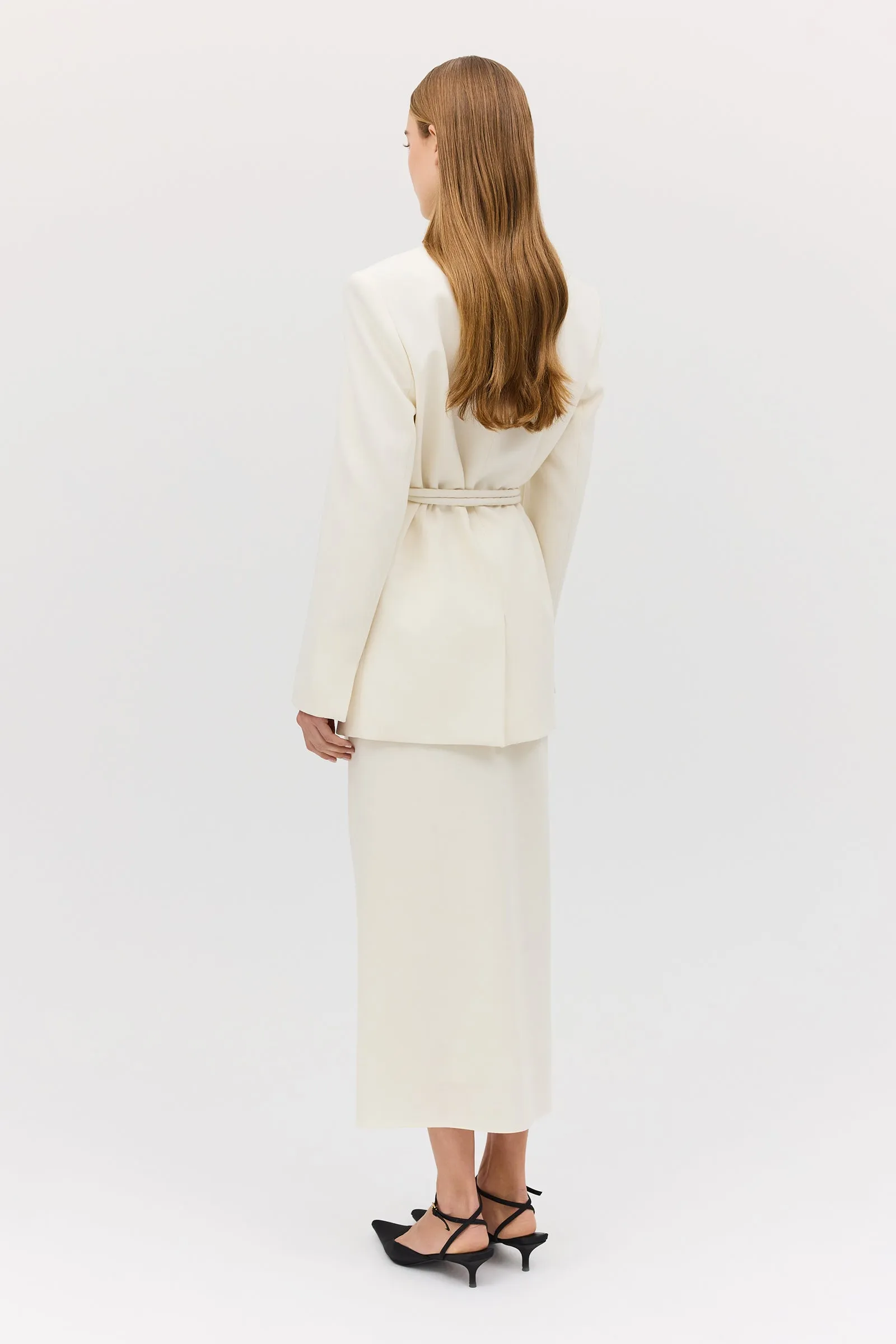 CREAM WOOL CANDOUR JACKET