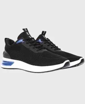 Crosshatch Nyles Trainers Black Blue