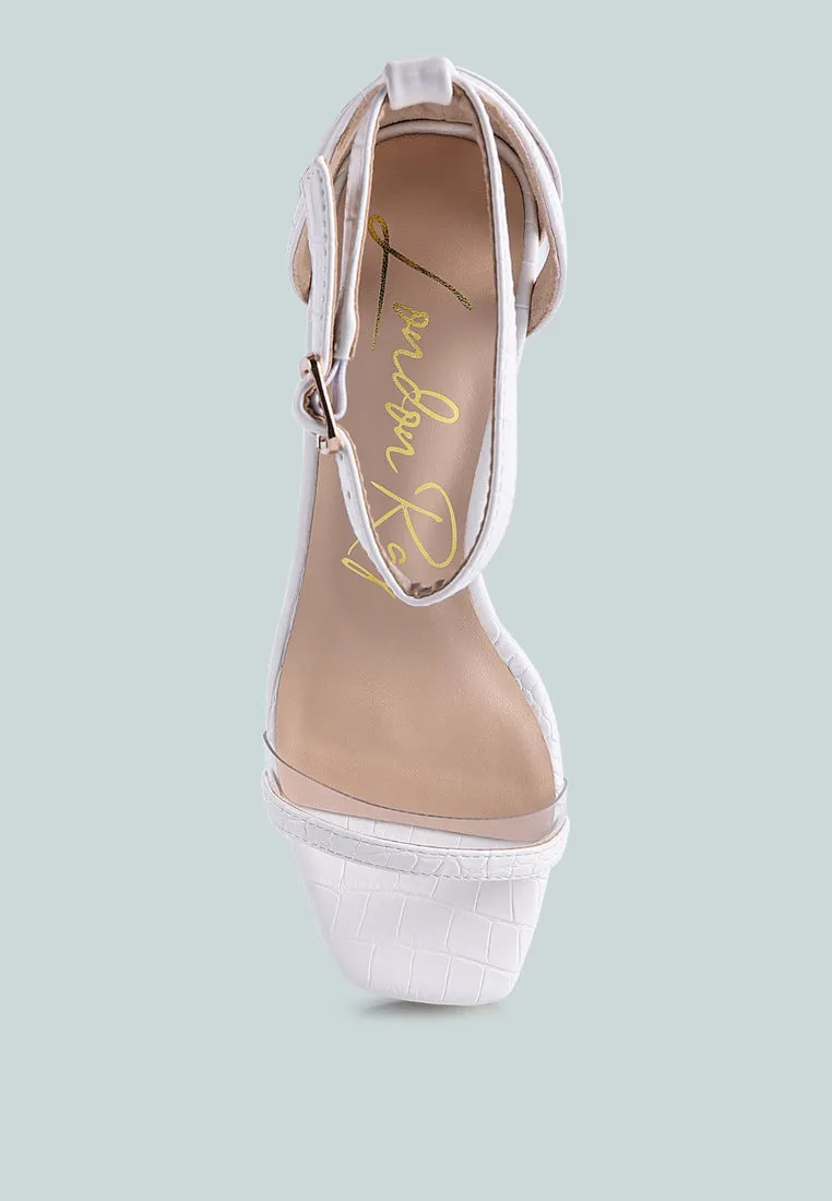 Cutlass High Heeled Chunky Sandals By Ruw