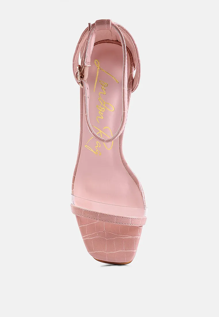 Cutlass High Heeled Chunky Sandals By Ruw