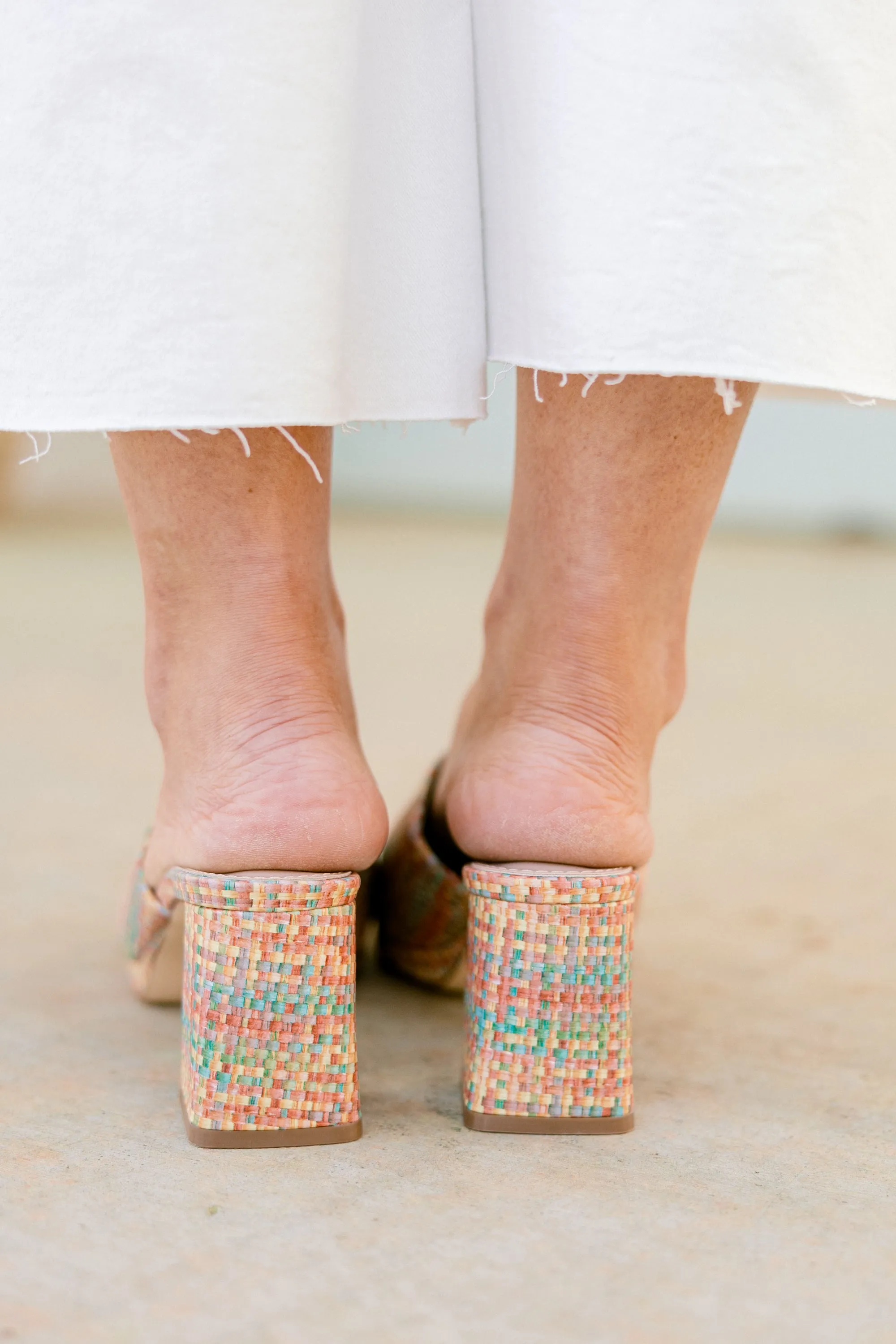 Dancing With Me Heels, Pink Multi