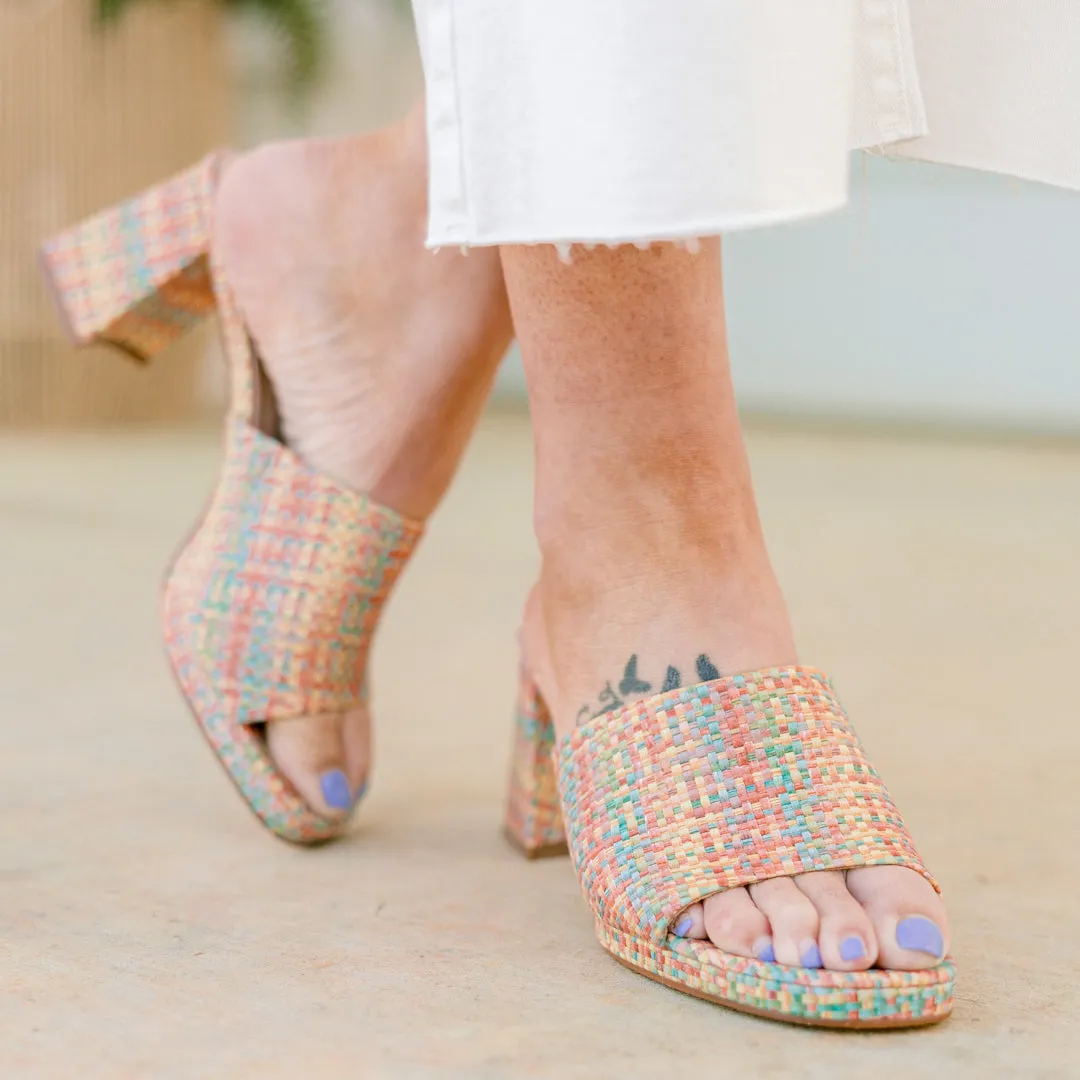 Dancing With Me Heels, Pink Multi
