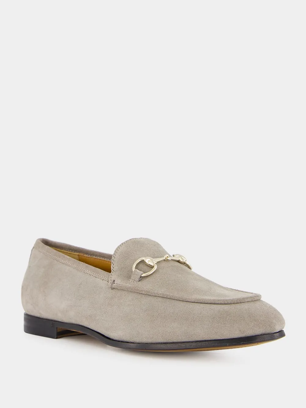 Dark Beige Jordaan Suede Loafers