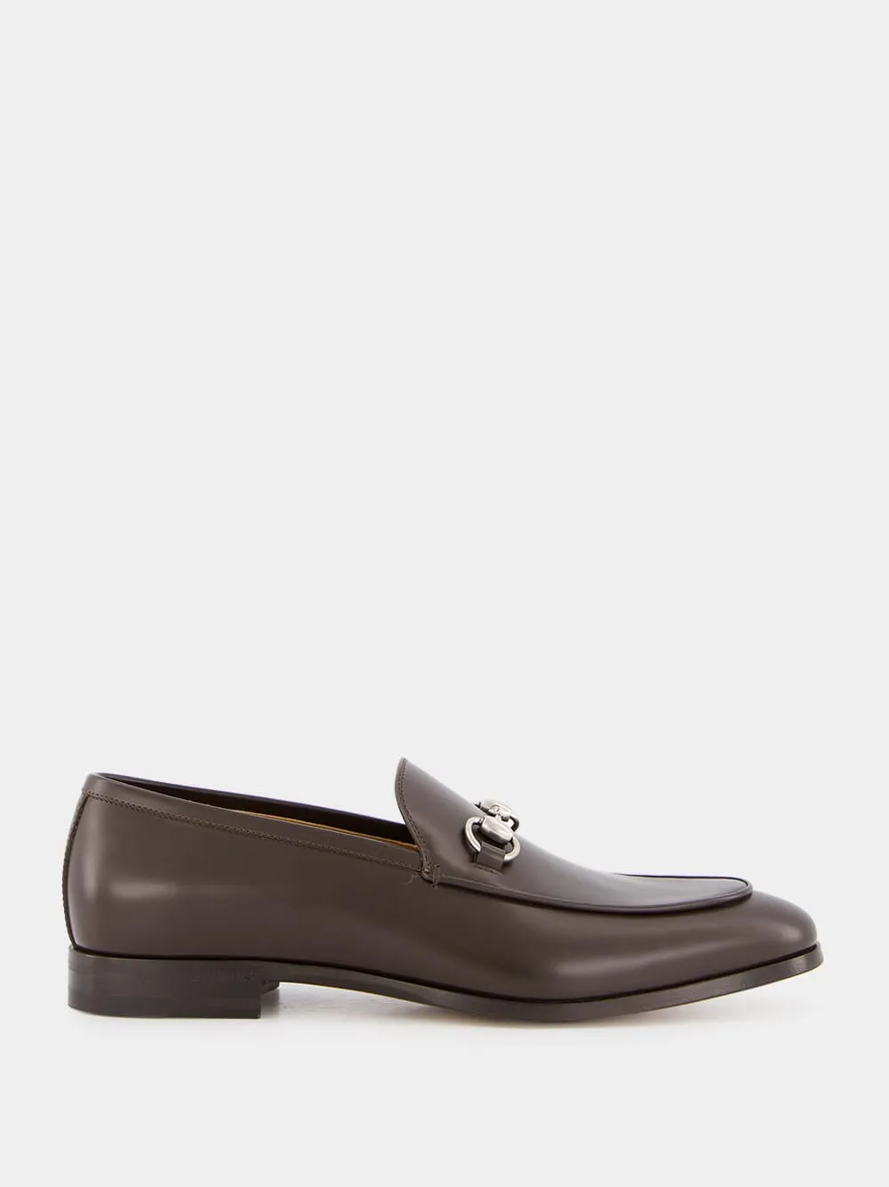 Dark Brown Horsebit Loafer