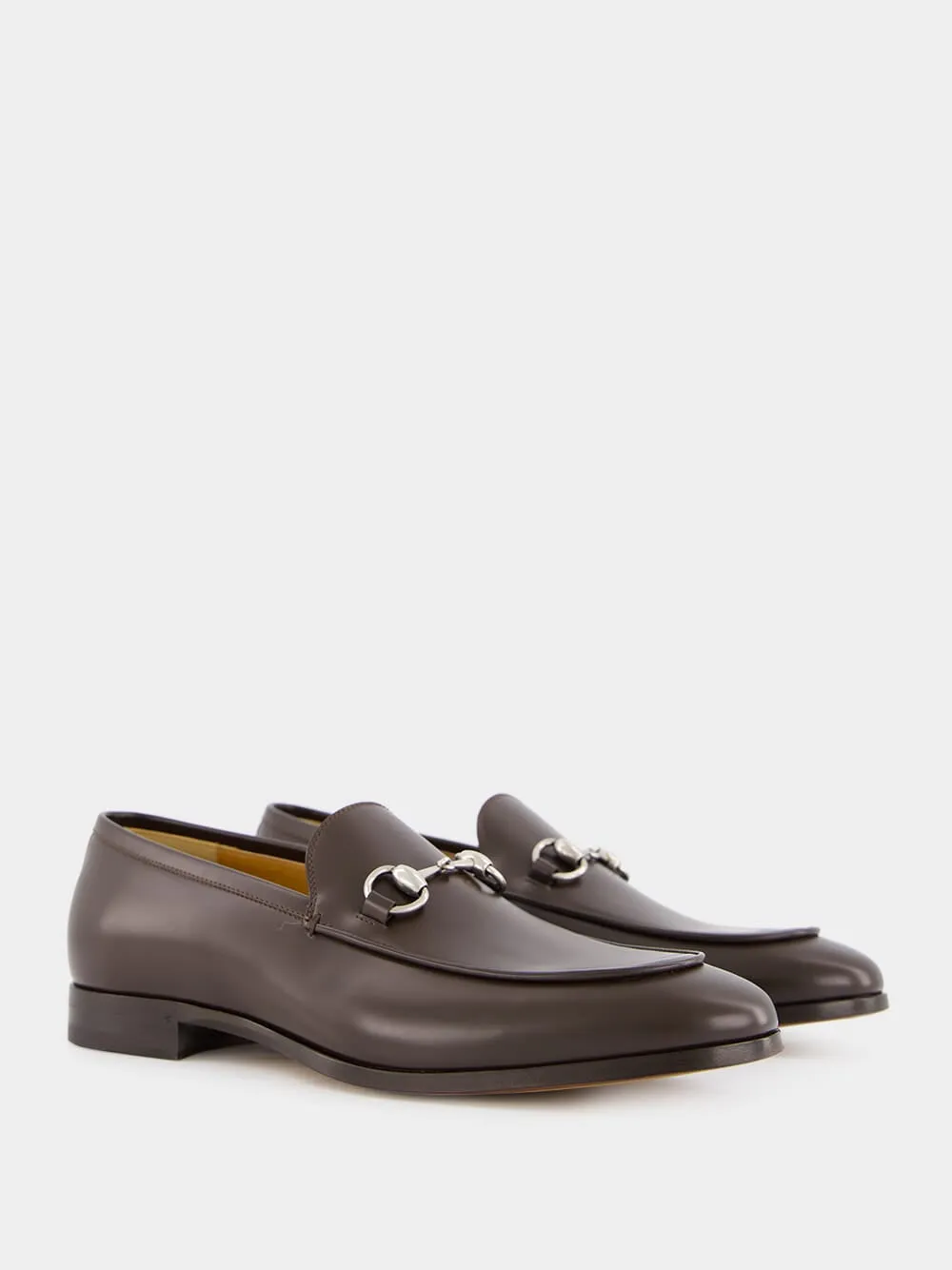 Dark Brown Horsebit Loafer