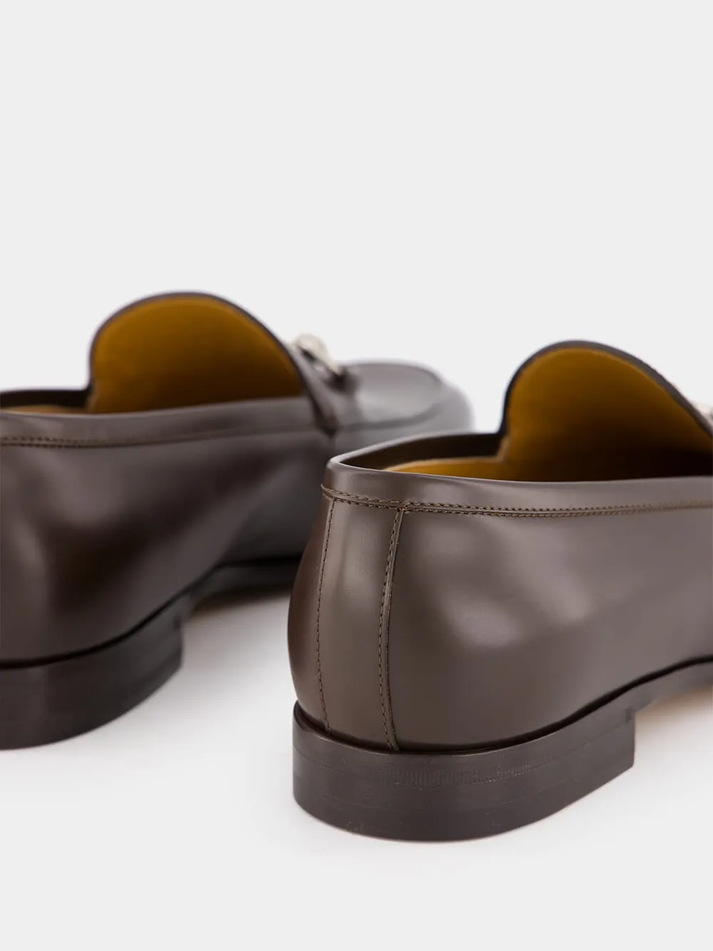 Dark Brown Horsebit Loafer