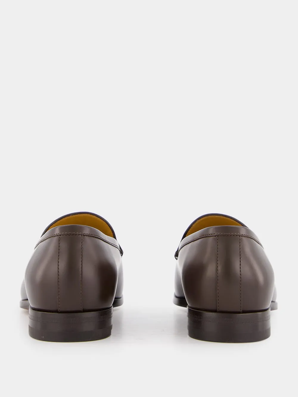 Dark Brown Horsebit Loafer