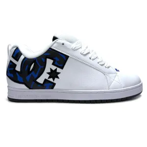 DC SHOES COURT GRAFFIK WHITE GREY BLUE TRAINERS