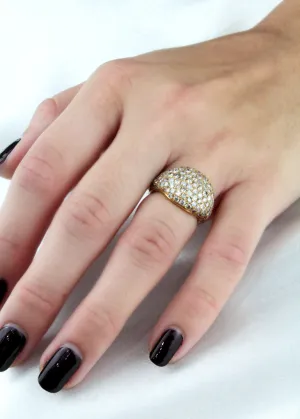 Diamond Domed Ring