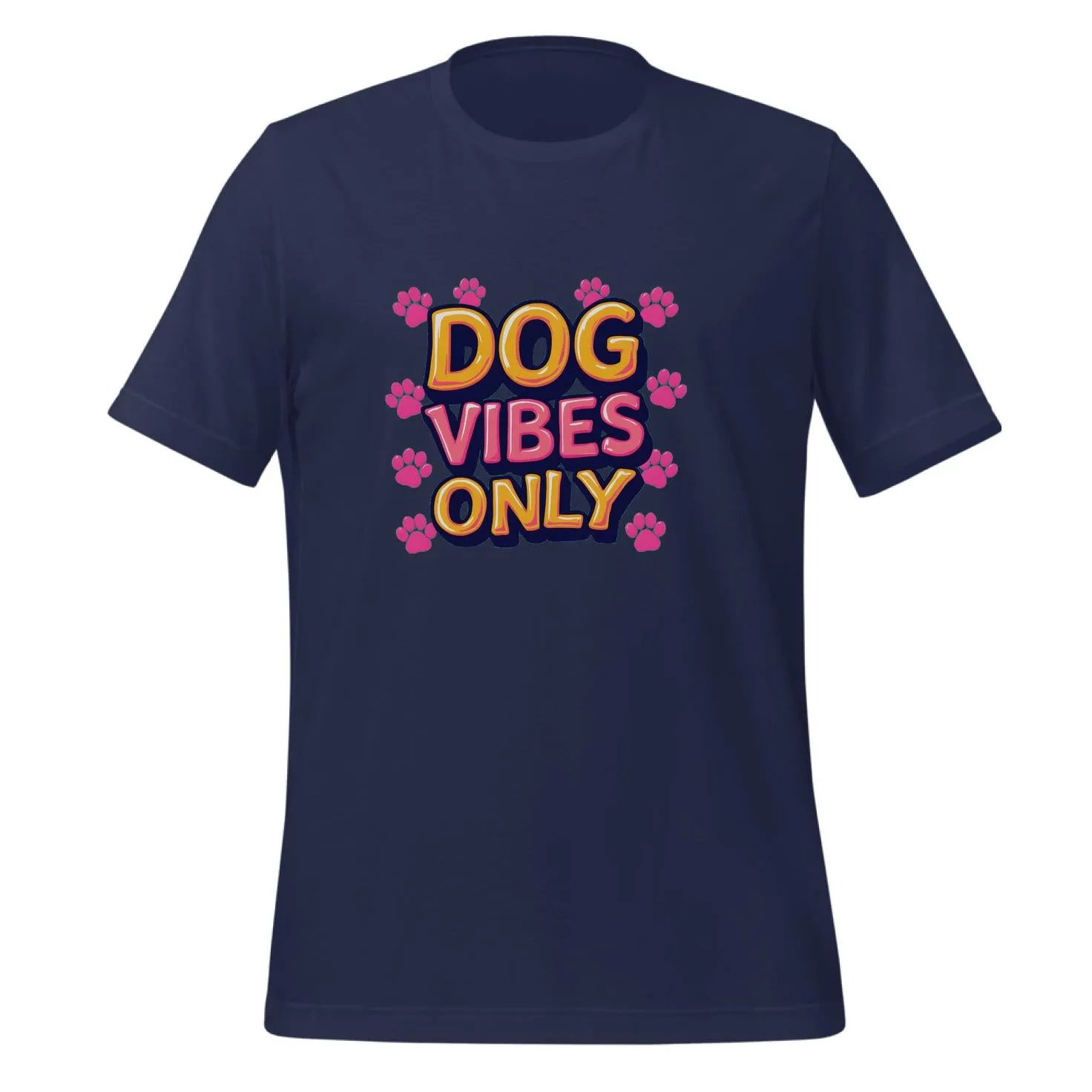 Dog Vibes Only Retro Design | Classic T-Shirt (Unisex)